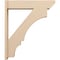 Ekena Millwork 7 1/2-in W x 34-in D x 40-in H Balboa Slat Rough Cedar Woodgrain TimberThane Outlooker, Primed Tan OUTUR075X34X40BOA24RCPR - alternate 4
